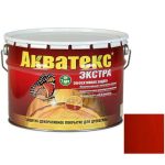 Покрытие алкидное защитно-декоративное для древесины Акватекс Экстра полуглянцевое Красное дерево 3 л
