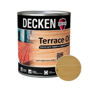 Масло DECKEN Terrase Oil Wood для террас Клен 0,75 л