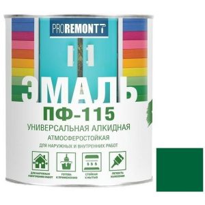 Эмаль Proremontt ПФ-115 зеленая 0,9 кг