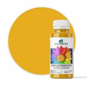 Паста колеровочная ECOTERRA желто-коричневый N3 0,1л