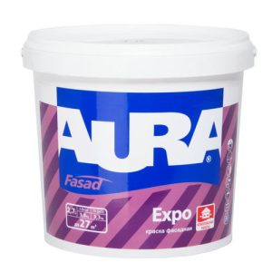 В/Д краска фасадная (TR) AURA Expo 2,7