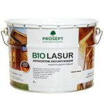 Антисептик лессирующий защитно-декоративный Prosept Bio Lasur 032-9 Белый люкс 9 л