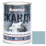 Антисептик акриловый кроющий для дерева Акватекс Сканди полуматовый Северное море 0,75 л