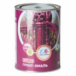 Грунт-эмаль по ржавчине 3 в 1 Olecolor серая 0,9 кг