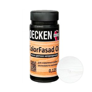 Масло DECKEN Color Fasad Oil Trend Белый 0,125 л