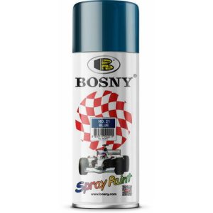 Краска аэрозольная Bosny №21 синий RAL5005 400мл(300г)
