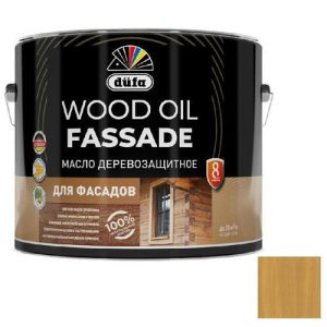 Масло деревозащитное для фасадов Dufa Wood Oil Fassade лиственница 0,9 л