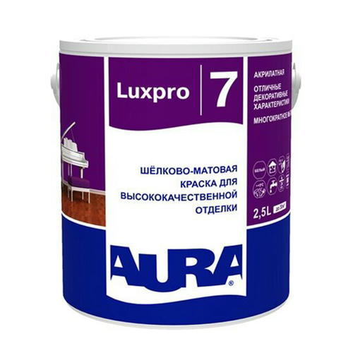 В/Д краска интерьерная AURA LUXPRO 7 2,5л