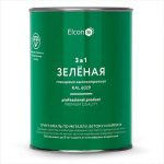 Грунт-эмаль Elcon 3 в 1 глянцевая зелёная RAL 6029 0,8 кг