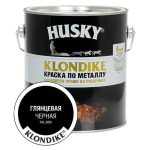 Краска алкидная HUSKY-KLONDIKE по ржавчине 2,5л RAL 9005 черная