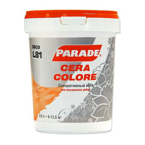 Воск декоративный PARADE Deco cera colore L81 бесцветный 0,9л