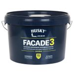 Краска в/д фасадная HUSKY FACADE 3 силикон-акриловая 2,5л база А