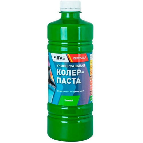 Паста колеровочная универсальная Pufas Decoself 12 салатная 0,45 л