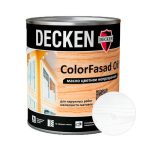 Масло DECKEN Color Fasad Oil Trend Белый 0,75 л