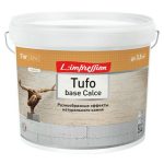 Покрытие декоративное структурное LIMPRESSION Tufo base Calce c эффектом травертин 7кг