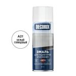 Краска аэрозольная для радиаторов белая глянцевая DECORIX 520 мл