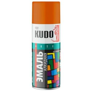 Эмаль аэрозольная KUDO 1019 универсальная 520мл оранжевая