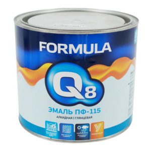 Эмаль Q8 Formula ПФ-115 1,9кг серая