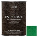 Грунт-эмаль Elcon Smith 3 в 1 с молотковым эффектом зелёная 0,8 кг
