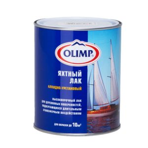 Лак ЯХТНЫЙ матовый Олимп 0,9л