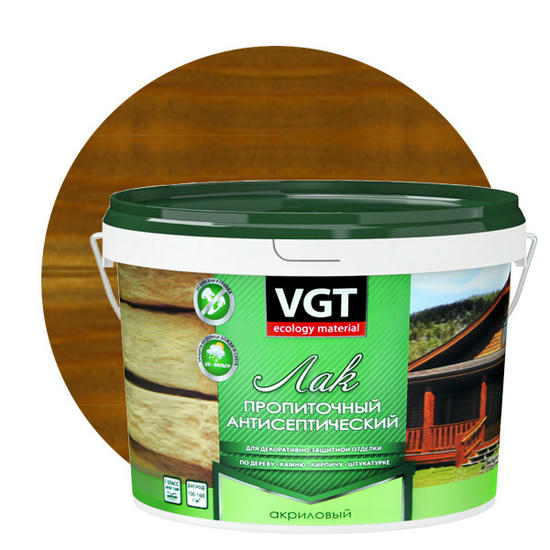 Лак пропиточный с антисептиком VGT палисандр 2,2 кг