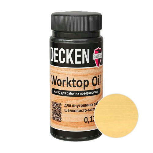 Масло DECKEN Worktop Oil Wood для рабочих поверхностей Лиственница 0,125 л