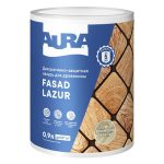 Средство деревозащитное Aura Fasad Lazur слоновая кость 0,9л
