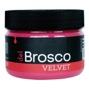 Краска акриловая DEL BROSCO Velvet интерьерная 0,25л розовая