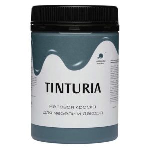 Краска для мебели и декора TINTURIA 0,35кг морской шторм