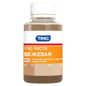 Паста универсальная № 15 Бежевая 0.1л /Текс