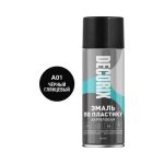 Эмаль аэрозольная по пластику чёрный глянцевый 520 мл/DECORIX