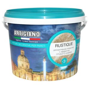 Краска декоративная ARTIGIANO Rustique 2,5л белая