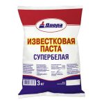 Известковая паста отбеленная 3 кг Пакет/Диола