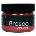 Краска акриловая DEL BROSCO Velvet интерьерная 0,25л красная