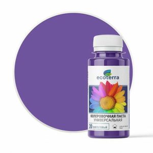 Паста колеровочная ECOTERRA фиолетовый N20 0,1л