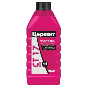 Грунт акриловый CERESIT CT17 Pro универсальный 1л
