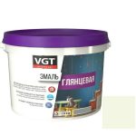 Эмаль универсальная VGT глянцевая Ral 9001 ванильная 1 кг
