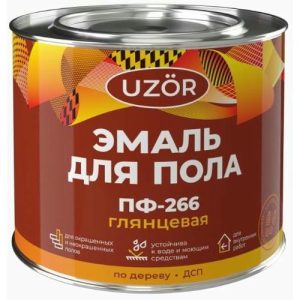 Эмаль для пола ПФ-266 УЗОР золотисто-коричневая (1,8кг)