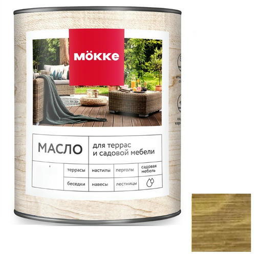 Масло для террас Mокке 9606 лесной орех 0,75 л