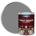 Грунт-эмаль алкидная PROREMONTT 3в1 по ржавчине быстросохнущая 0,8кг серая