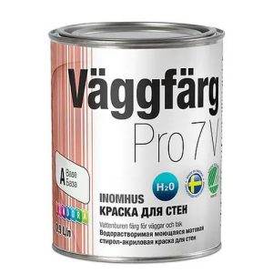 Landora VillaFarg Pro 7/ Ландора Ваггфарг Про 7 Краска для стен и потолков стирол-акрилатная матовая