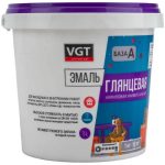 Эмаль универсальная VGT База А глянцевая супербелая 1 кг