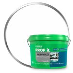 Краска акриловая ЛАКРА Prof it резиновая для всех типов поверхностей белая 6кг