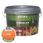 Защит. декор. покрытие HUSKY SIBERIAN ЭКО-ЛАЗУРЬ клен 2,5л