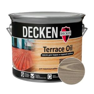 Масло DECKEN Terrase Oil Wood для террас Дуб антик 2,5 л