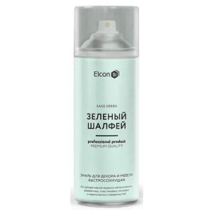 Эмаль аэрозольная ELCON для декора 520мл зеленый шалфей