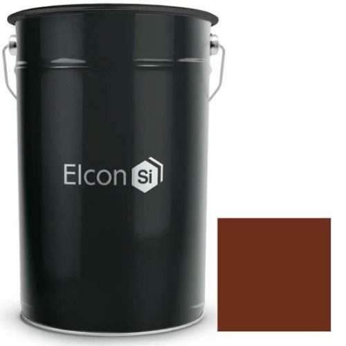 Эмаль термостойкая Elcon Max Therm 400 градусов коричневая 25 кг