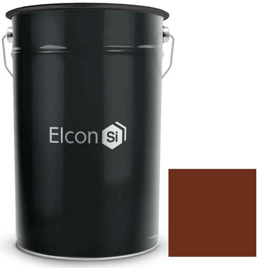 Эмаль термостойкая Elcon Max Therm 400 градусов коричневая 25 кг