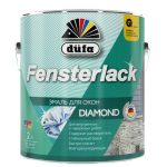 Эмаль для окон и дверей Dufa Aqua-Fensterlack глянцевая белая 2 л