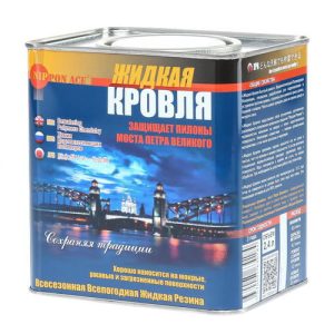 Мастика NIP Ponace Жидкая кровля полимерная водовытесняющая 2,4л
